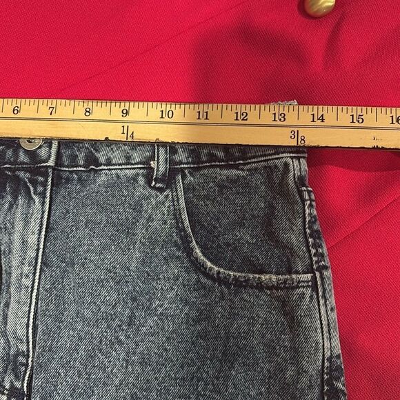 ASOS Collusion Denim Mini Skirt Size US 6 - Picture 6 of 8